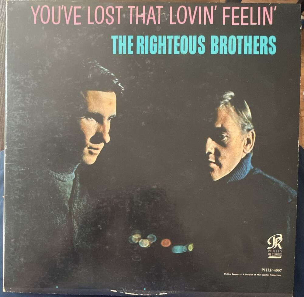 VG/VG: The Righteous Brothers You've Lost That Lovin' Feelin' Vinyl LP